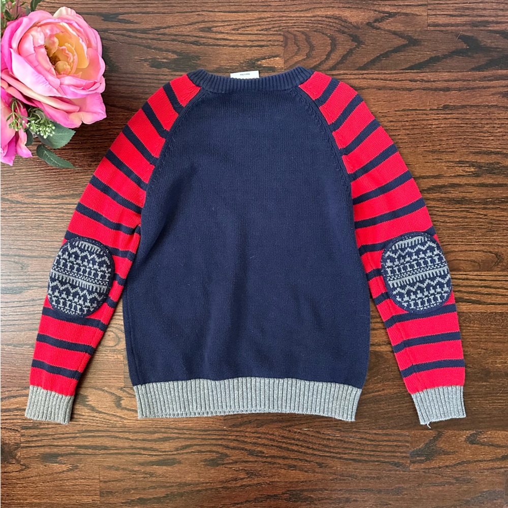 Hanna Andersson striped cotton sweater, size 120/6-7US - Picture 2 of 4